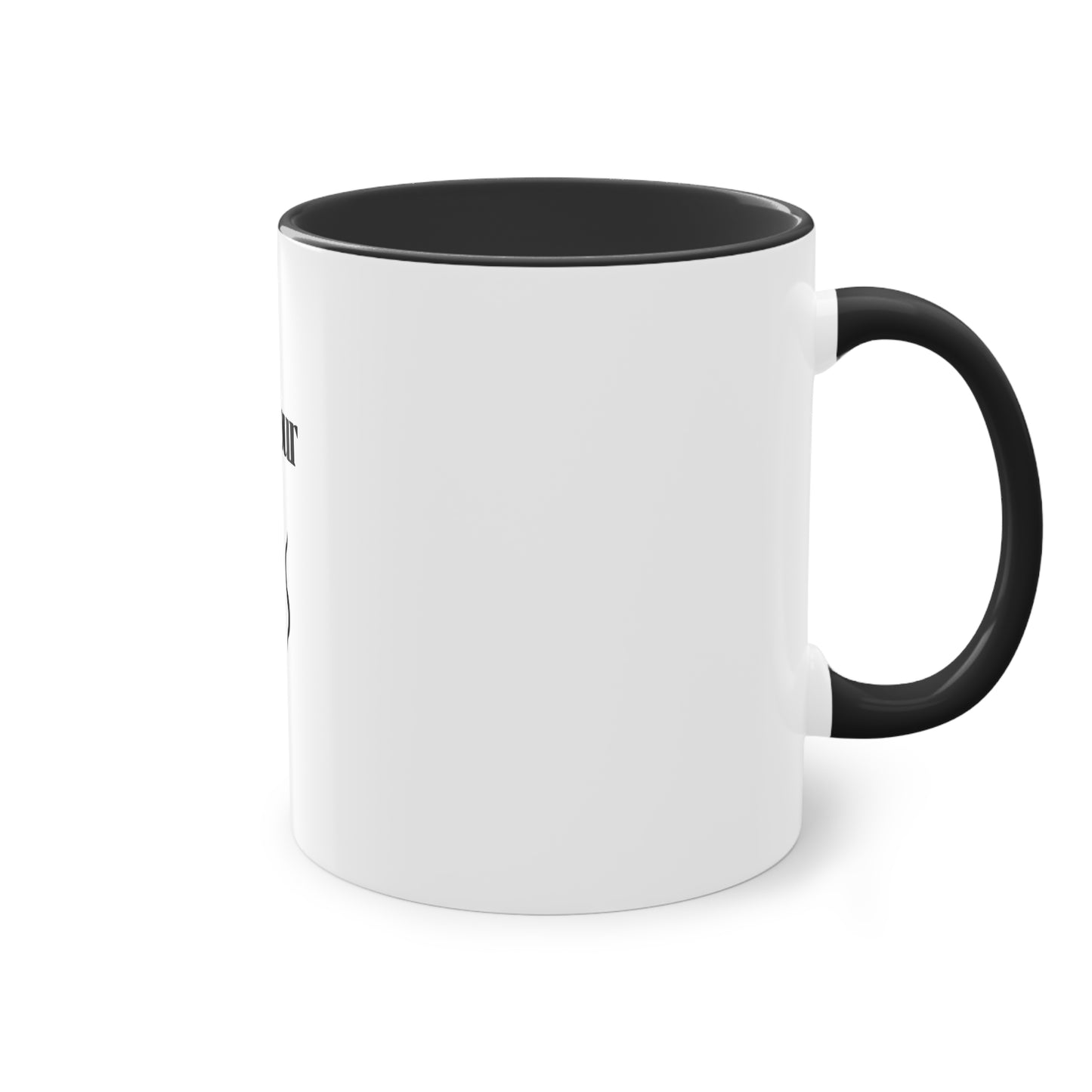 Mug à café bicolore, 11oz