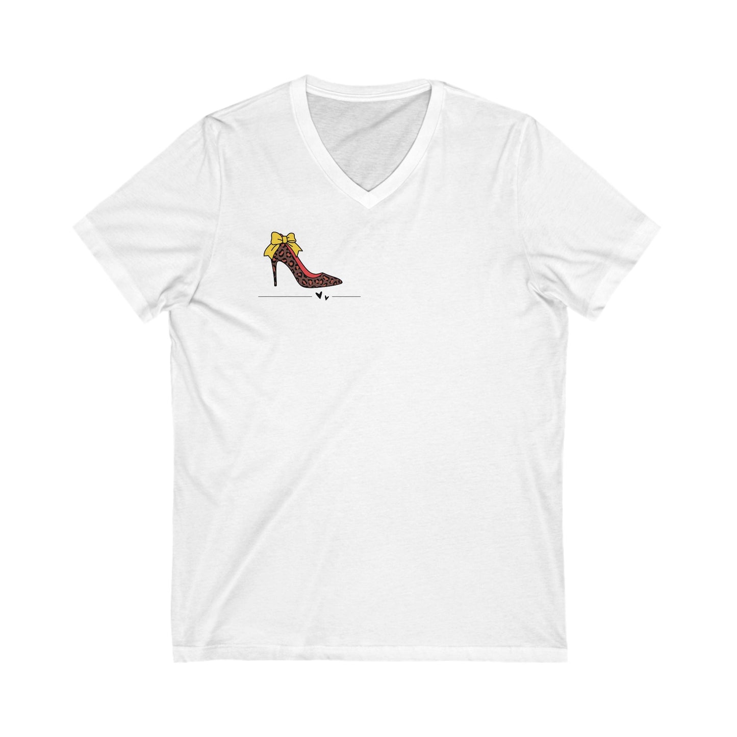 Tee-shirt en jersey à manches courtes - col en V