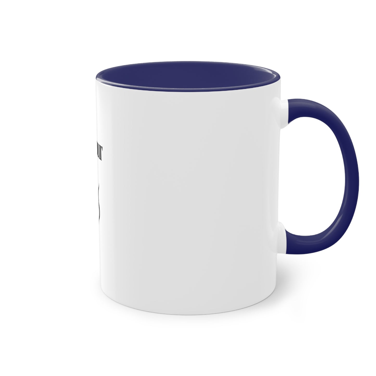 Mug à café bicolore, 11oz