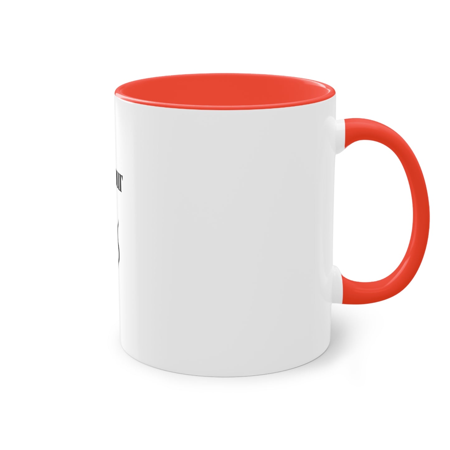 Mug à café bicolore, 11oz