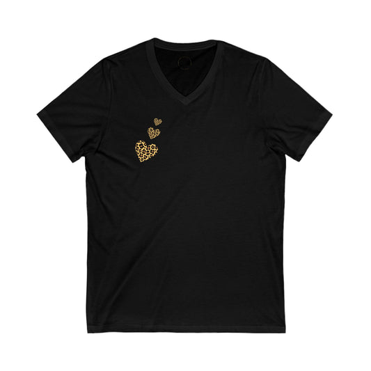 Tee-shirt en jersey à manches courtes - col en V